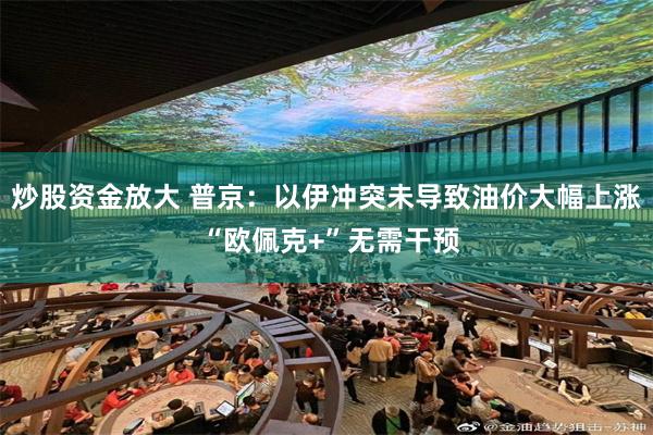 炒股资金放大 普京：以伊冲突未导致油价大幅上涨 “欧佩克+”无需干预