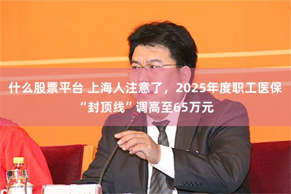 什么股票平台 上海人注意了，2025年度职工医保“封顶线”调高至65万元