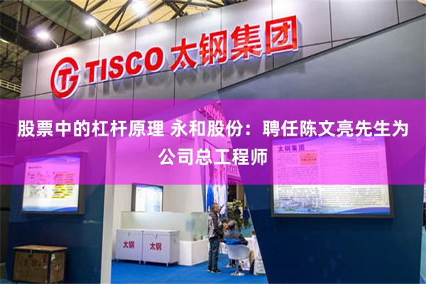 股票中的杠杆原理 永和股份：聘任陈文亮先生为公司总工程师